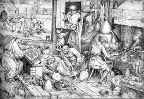 The Alchemist engraving