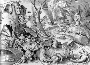 Gluttony engraving