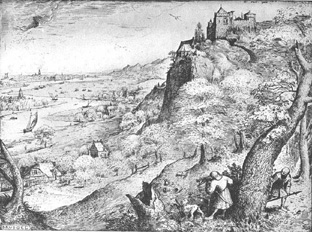 The Rabbit Hunt engraving
