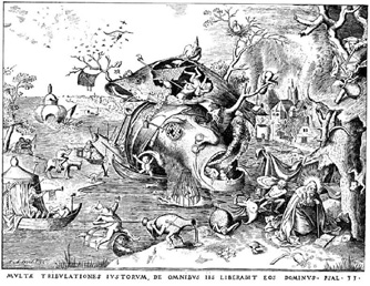 Engraving of St Anthony