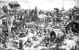 St George's Day engraving