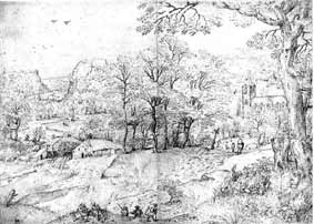 Italian Landscape engraving