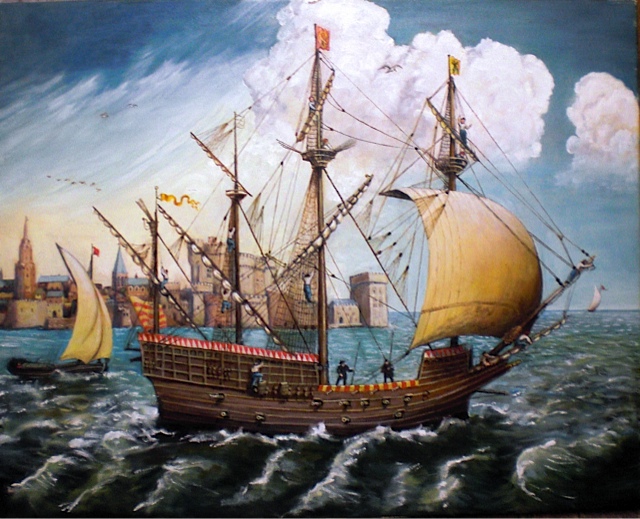 Image of a Man of War ship